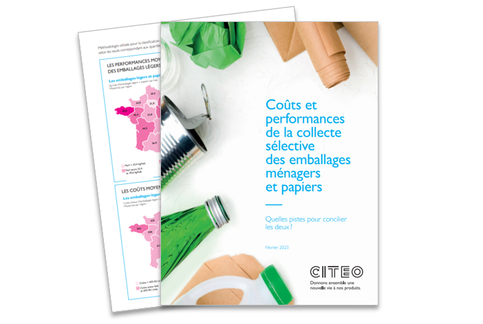 Citeo Etude coÃ»ts collecte sÃ©lective